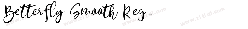 BetterFly Smooth Reg字体转换